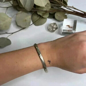 Sterling Silver Mexican TaxcoΒ BraceletβBangle